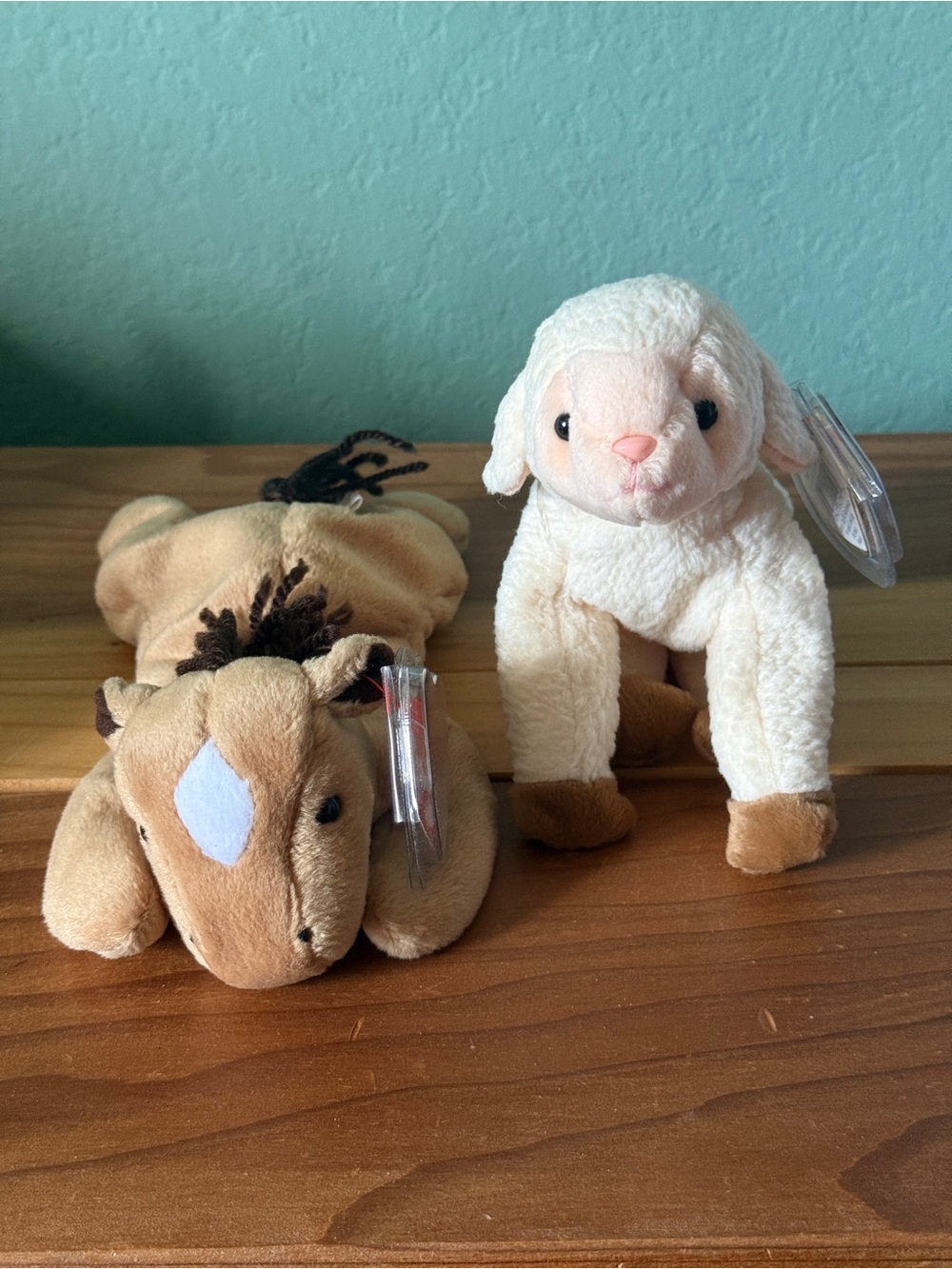 Ty Beanie Babies Derby Ewey Horse Lamb Plush w Tags Vintage 1990s